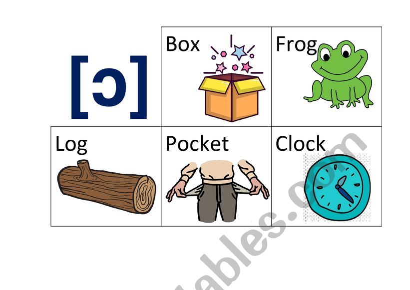 Pronunciation Game. Sound [ɔ]